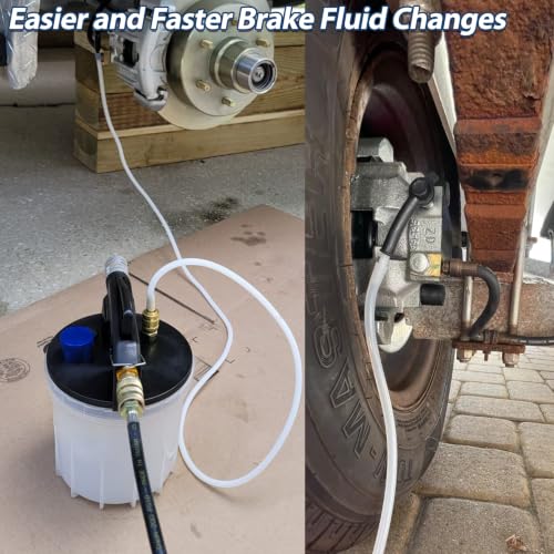 Image of PARAROSE 3L Pneumatic Brake Bleeder Vacuum Pump Kit, One-Person Operation