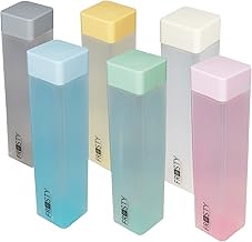 Frosty Unbreakable Water Bottle 1 Litre | Set of 6 | Plastic Water Bottle | Office Bottle | Gym Bottle | Home | Kitchen (Multicolor)