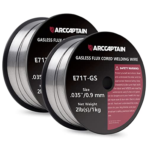 Made In USA  K-NGS E-71TGS 0.035in. Dia 10lb. Gasless-Flux Core Wire Welding Wire