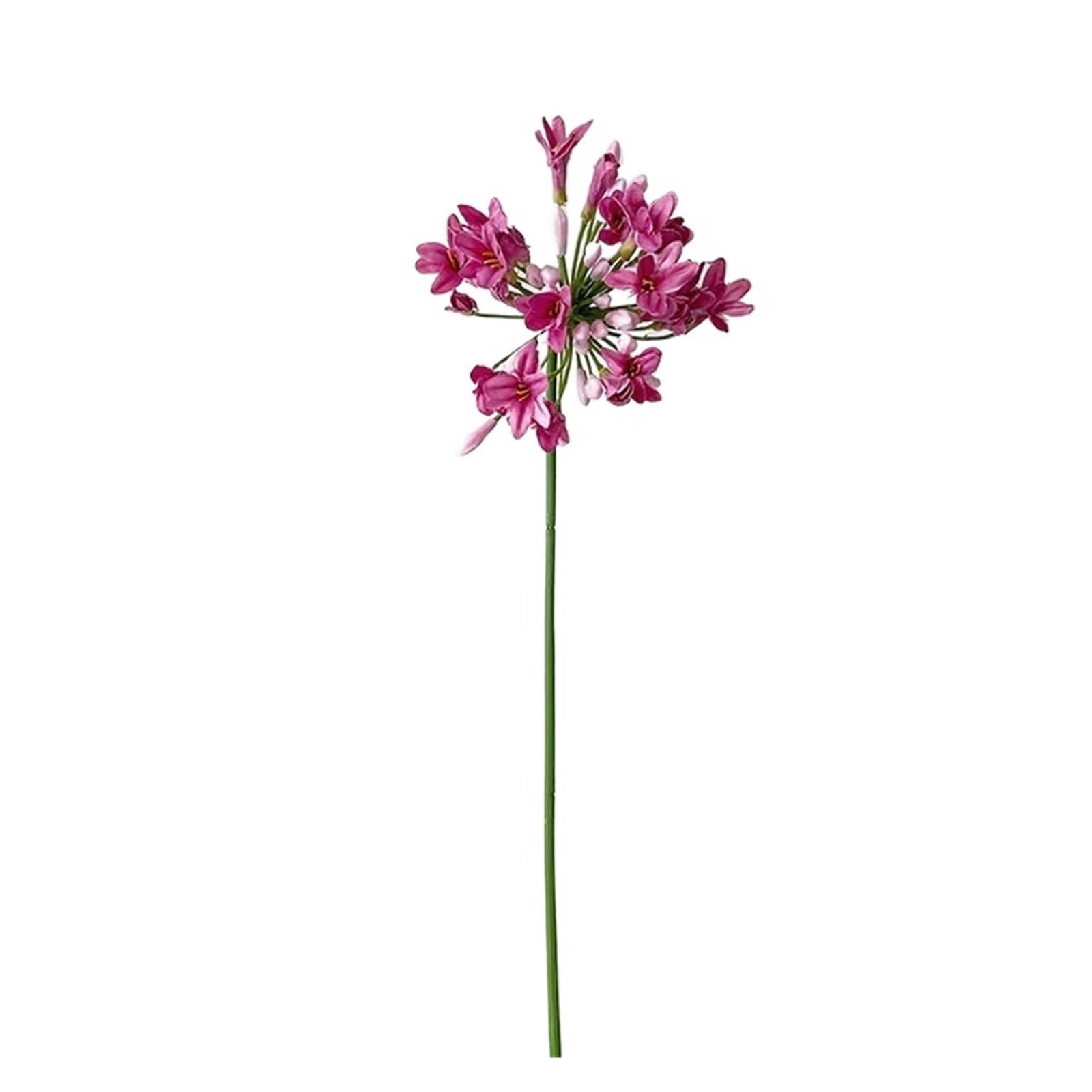 Casetlong 1PC Artificial Flower Stem Likelike For Wedding Decor Home Arrangement Floral Display White Purple(Pink)
