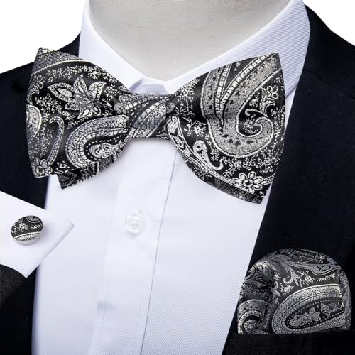 Corbatín Paisley Preanudado para Hombre miniatura 2