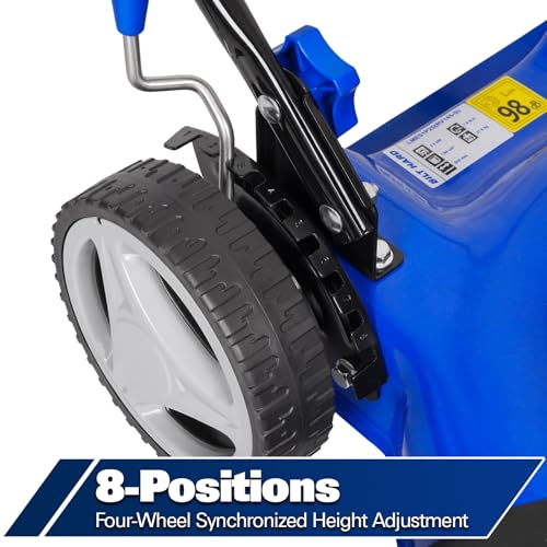 BILT HARD 20'' Push Gas Lawn Mower, 144cc 4-Cycle OHV Engine Walk Behind Lawnmower, Side Discharge with 8-Position Adjus - Additional View