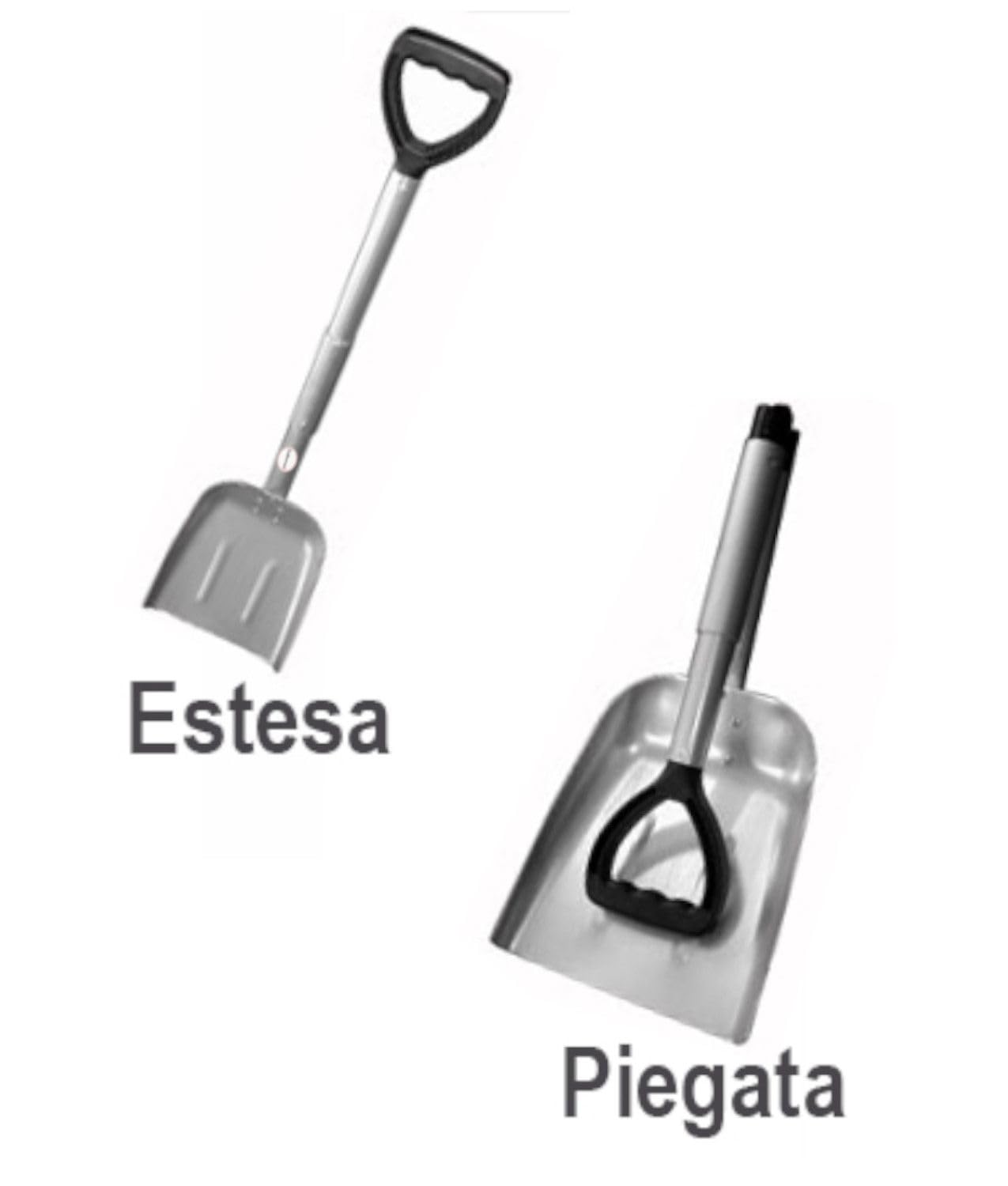 Badile antiscintilla pieghevole Safemax in alluminio, leggero e versatile