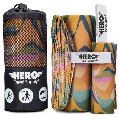 Serviette de plage compacte en microfibre micro-absorbante 61 x 122 cm - 2