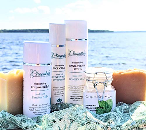 Natural Donkey Milk Hand And Body Lotion Now 5 Oz - Handmade To Moisturize, Non Greasy Body Cream Great For Dry Skin Or Normal Skin #TOP3