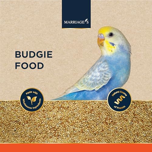 Marriages - Budgie Food, Budgie Seed and Bird Food with Red Millet, Yellow Millet, Wholesome, Bird Seed Packed with Fibre and Protein (1kg) - Image 3