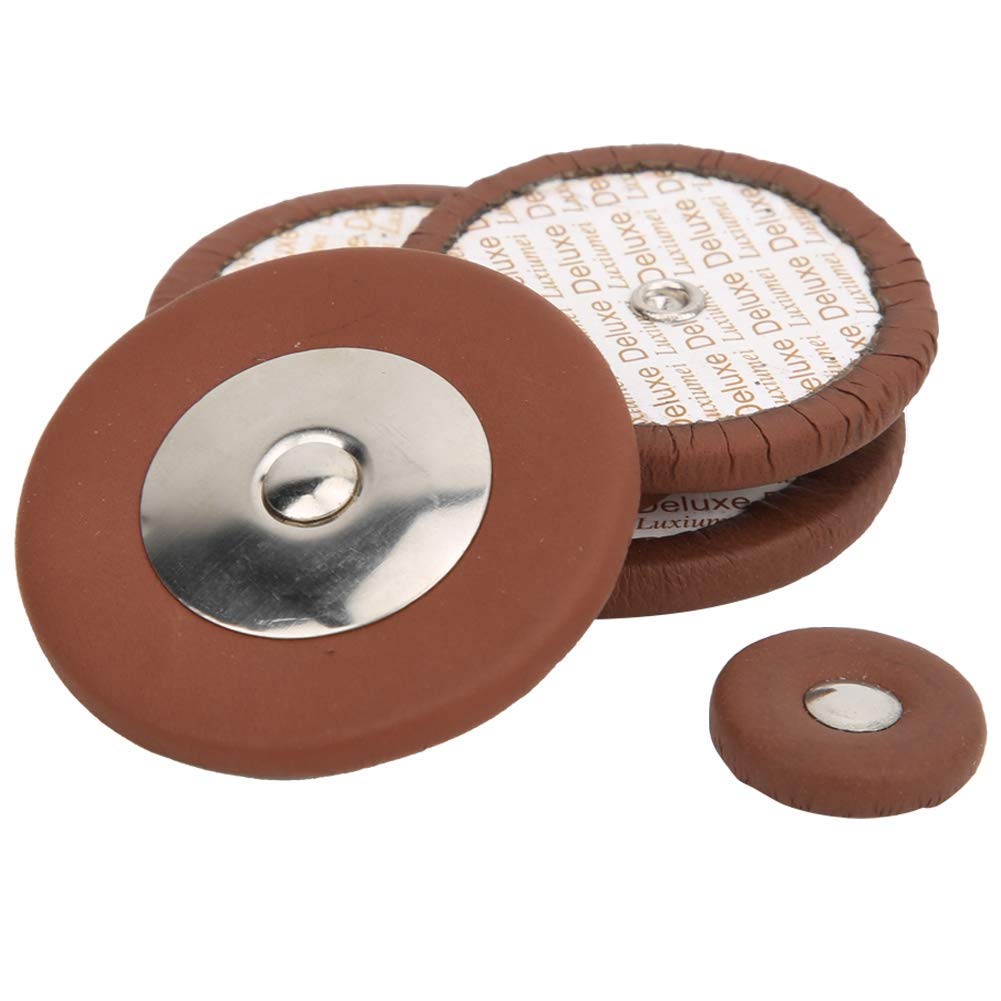 Cuscinetti sassofono, Set 25 pezzi in pelle di agnello multi formato, Accessori sassofono tenore per musicisti professionisti studenti in studio concerto
