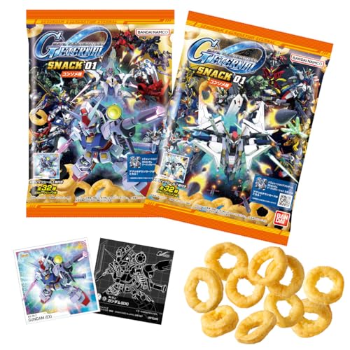バンダイ(BANDAI) SDガンダム ジージェネレーション エターナル スナック 01 スナック菓子 食玩 【BOX販売/10個セット】