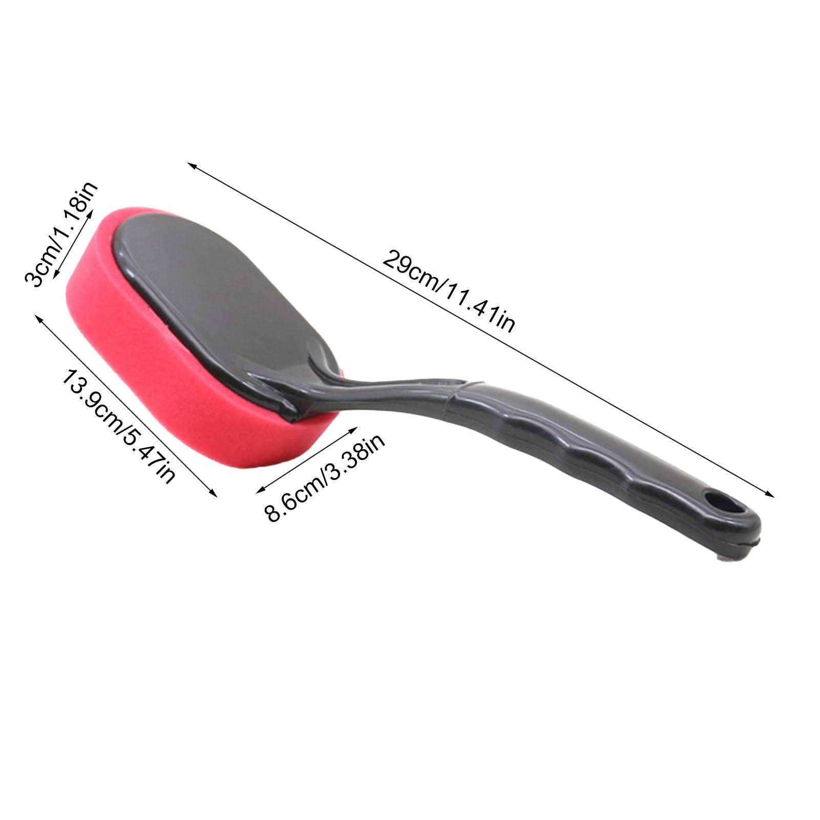 Pinceau Applicateur De Brillance Des Pneus | Brosse éponge En Polyuréthane Avec Long Manche | Brosse De Détail De Pneu | Brosse De Nettoyage Pour Nettoyage De La Cire Fanghua