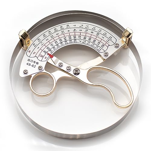 Calibrador para sombreros de acero inoxidable tipo tijera miniatura 1