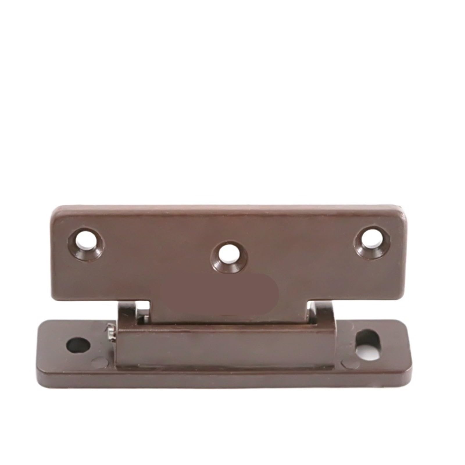 Kdhcvkz Brown 2Pcs 2/4Pcs Plastic Spring Hinges Cabinet Door Hinges With Screws(Brown 2Pcs)