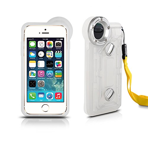 Underwater Housing for iPhone 6/6s Plus iPhone7 Plus, Grade IP68 Professional [100m/328ft] Dive Swimming Underwater Photo Video Camera Waterproof Case Cover for iPhone 6/6S/7 Plus 5.5 inch (Clear)