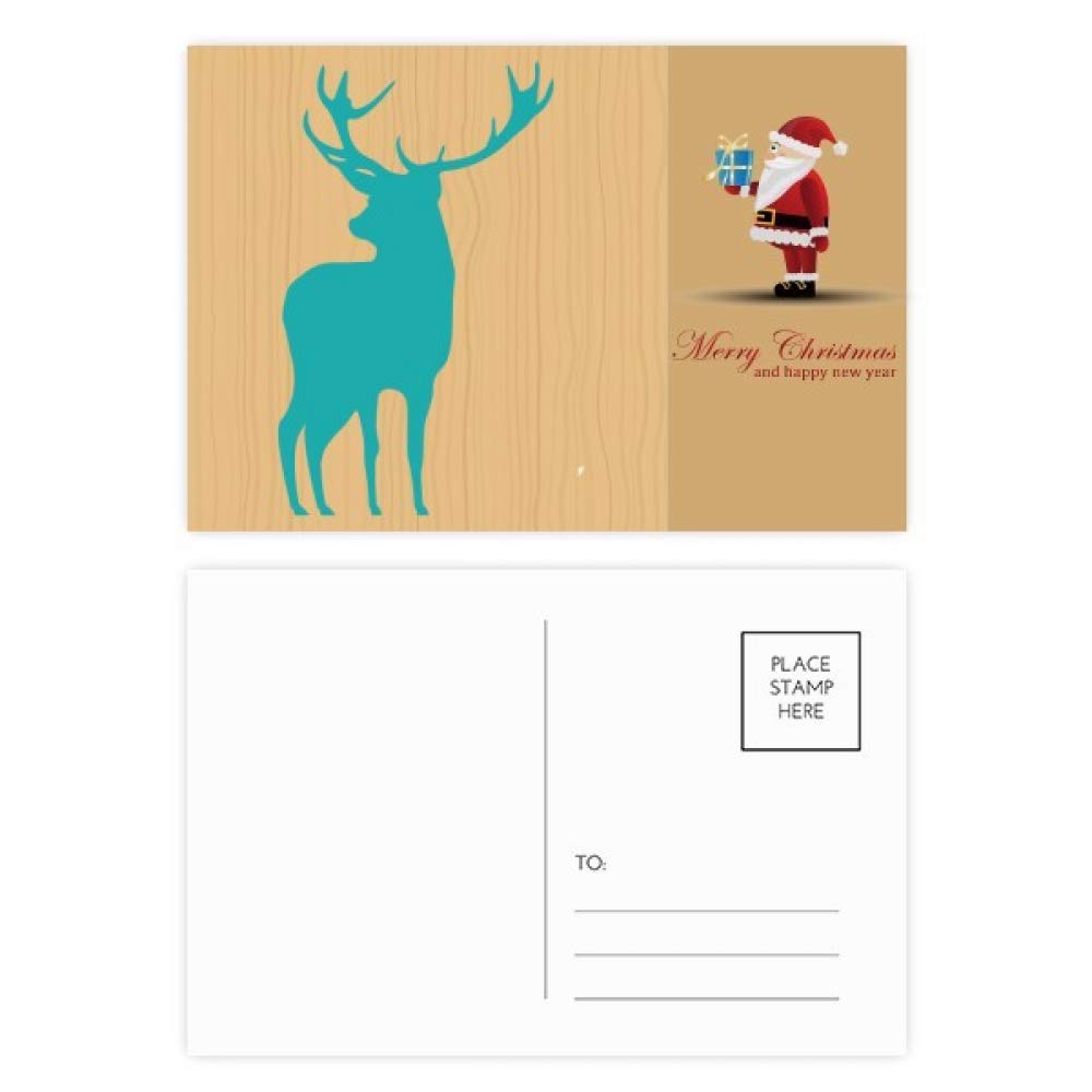 Cartes postales cerf bleu lot de 20 pour cadeaux et voeux - 4