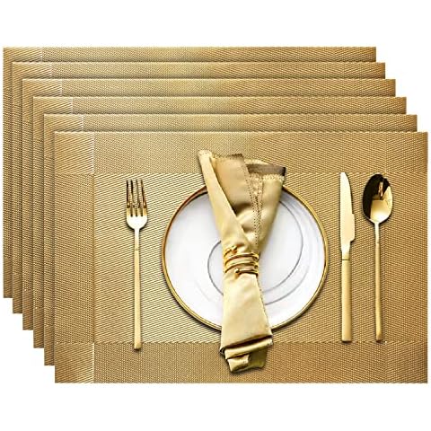 Heat Resistant Placemats Set of 6 Cover