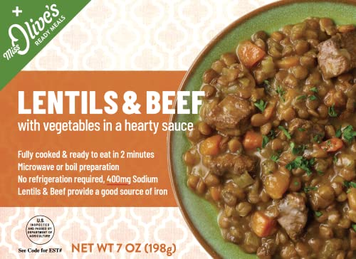 Miss Olive's Lentil & Beef Meal