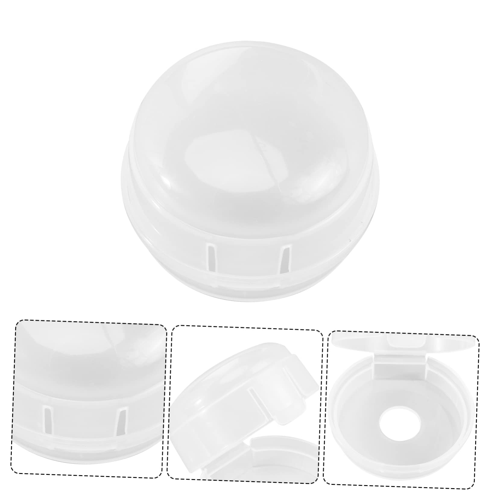 Abaodam 4Pcs Safety Gas Stove Knob Covers Durable Protection Lock for Kitchen Oven Prevent Accidental Activation for Proofing Home