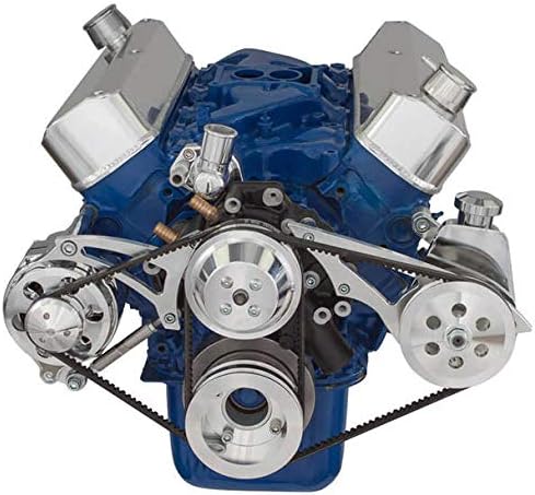 V-Belt System Compatible with Small Block Ford- Alternator and Power Steering 289 302