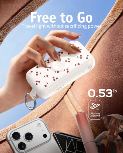 Image of RORRY Flow Portable Charger 10000mAh 40W Wall Plug Power Bank Battery Pack