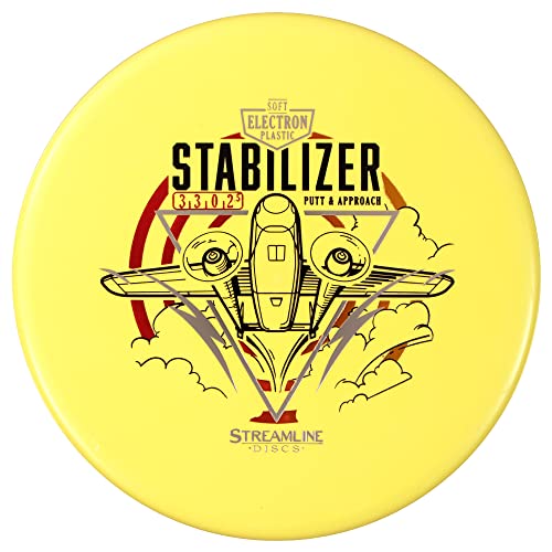 Streamline Discs Electron Stabilizer (Soft) Disc Golf Putter (170-175g / Colors May Vary)