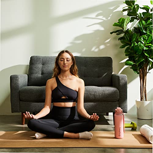 Hydracy Water Bottle With Times To Drink & Straw - Large 32 Oz Bpa Free Motivational Water Bottle & No Sweat Sleeve -Leak Proof Gym Bottle With Time Marker - Ideal Gift For Fitness, Sports & Outdoors #TOP1