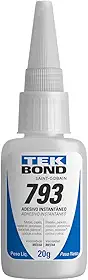 Adesivo Instantaneo TekBond 793 20g A Bico Antientupimento, unidade
