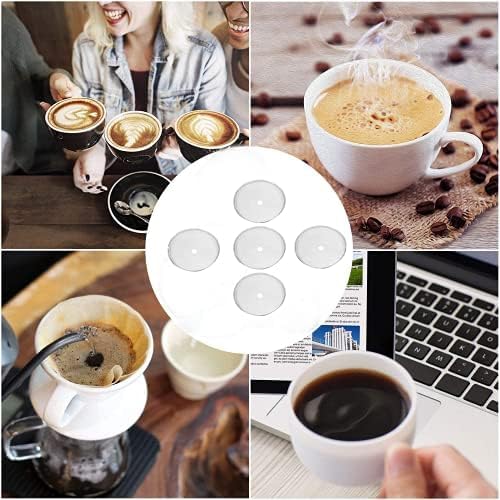 Miniatura 5 de Pantalla de filtro de repuesto para prensa francesa, 5 unidades, malla 80, filtro de acero inoxidable, repuesto para cafetera de prensa francesa de