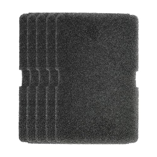 CeoxThao 5 Stück Wärmepumpentrockner Filter, Whirlpool Trockner Filter, Schwammfilter Filtermatte, Schaumstofffilter für Trockner, Wiederverwendbar und Waschbar, Einfach zu bedienen