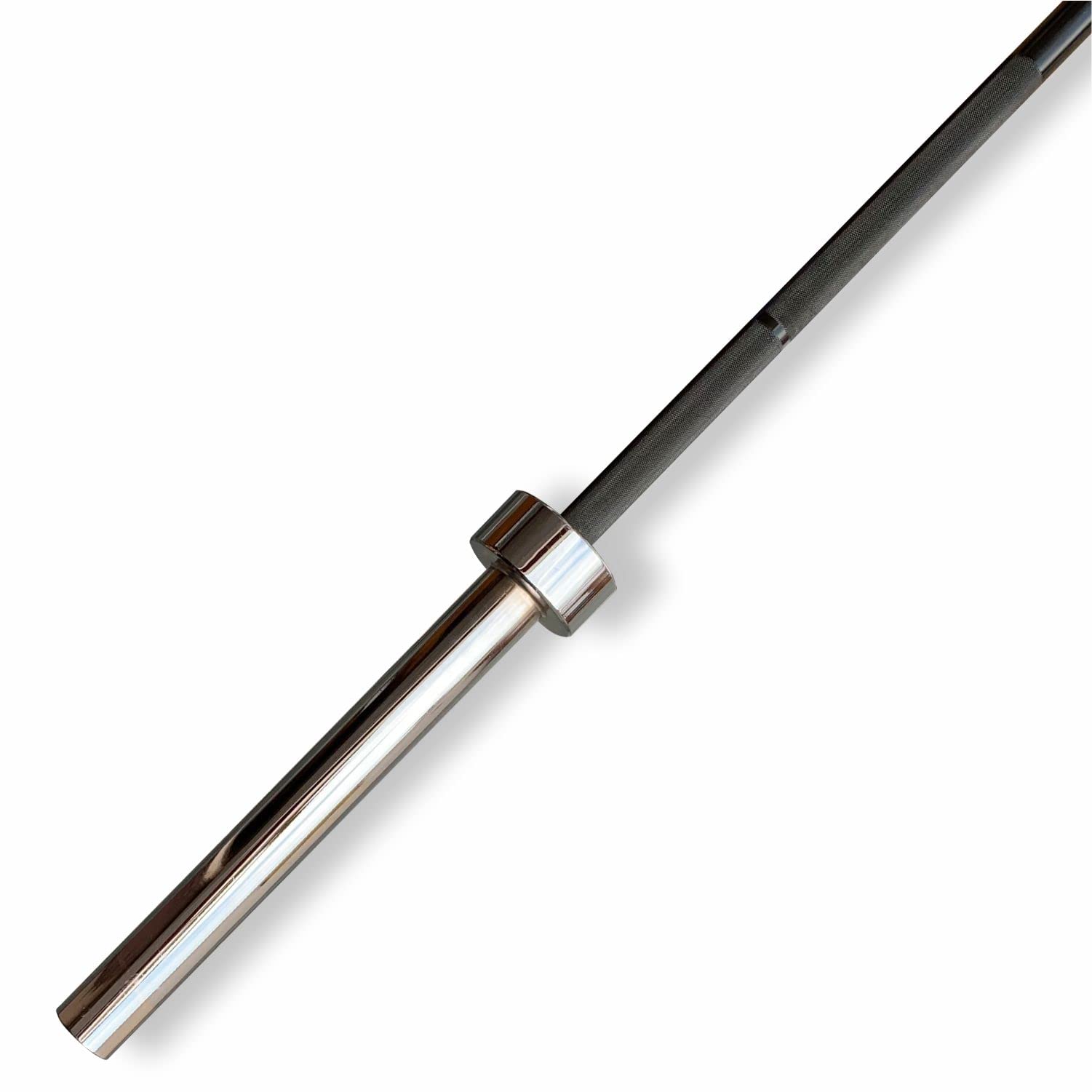 OTIS Olympic Barbell Rod 7.2 Feet | 20kg Chrome & Black Gym Bar for Weightlifting, Powerlifting & Strength Training | 50mm Sleeves, 30mm Grip | Barbell for Squats, Deadlifts, Bench Press | Home & Commercial Gym Rod
