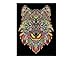 Produktbild Colorvelvet 47 x 35 cm Wolf Zeichnen Ausmalen System (Großer, Mehrfarbig)