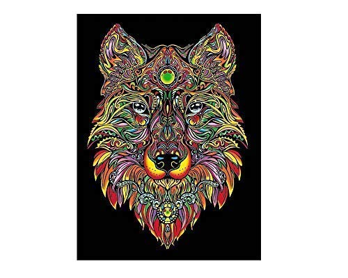 Colorvelvet - Dibujo Lobo 47 x 35 - L94