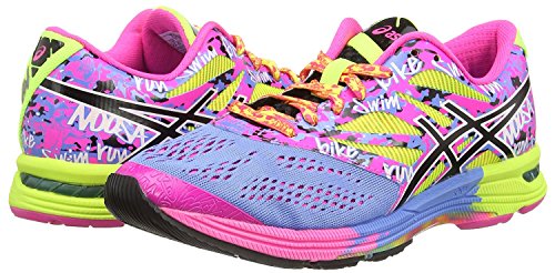 ASICS Gel-Noosa Tri 10 - Zapatillas de running para mujer, color Azul (Powder Blue/Black/Hot Pink 4790), talla 38