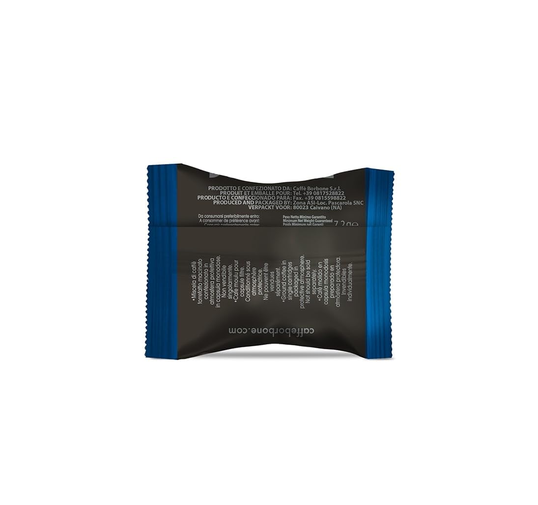Caffè Borbone Miscela Blu - 100 Capsule - Compatibili con le Macchine Lavazza* Espresso Point*