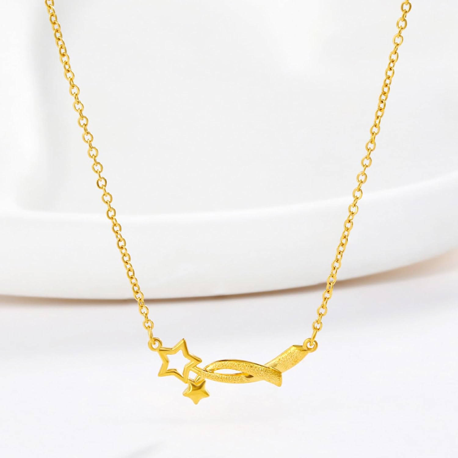 [RFSHOP] K18YG ネックレス 18K レディース 星 イエローゴールド 18金 ペンダント k18ネックレス 人気 ネックレス 誕生日 記念日 贈り物 母の日 クリスマス プレゼント