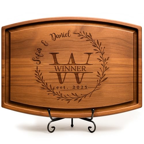 Personalized Cutting Board - Wooden Customized Gifts for Kitchen &