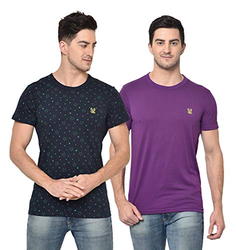 Image of Mack Jonney Regular Fit Mens Tshirts(Pack of 2-MACK631961)