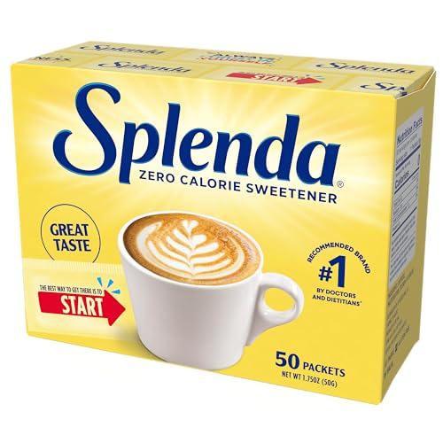 SPLENDA Zero Calorie Sweetener, 50 Count Packets