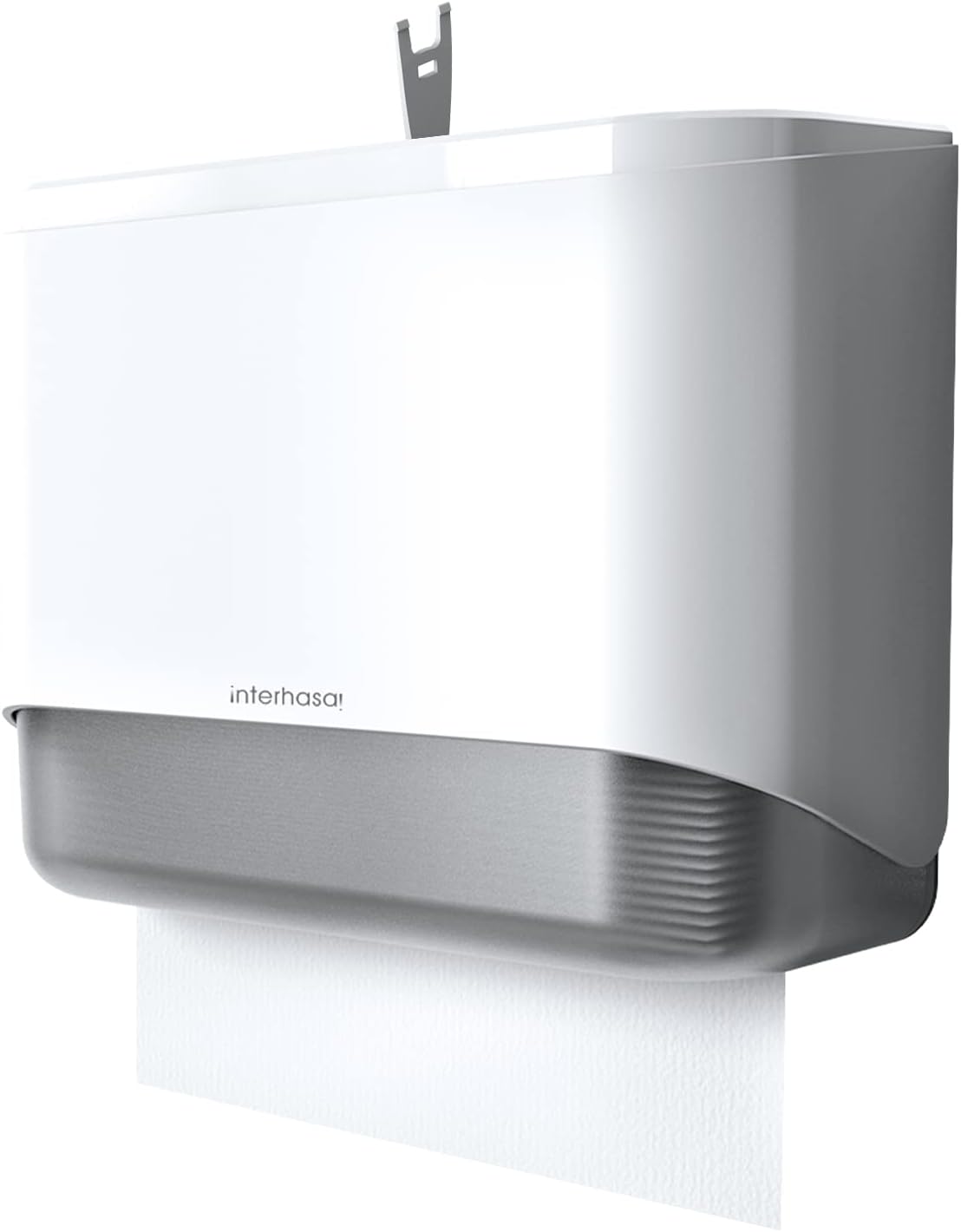 interhasa! Paper Towel Dispenser Wall Mount, Adhesive No Drilling or