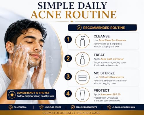 Image of 2% Salicylic Acid Face Wash with LHA & Niacinamide for Acne & Oily Skin | Deep Pore Cleansing, Blackhead Removal & Oil Control | Anti-Pimple Cleanser 50ml