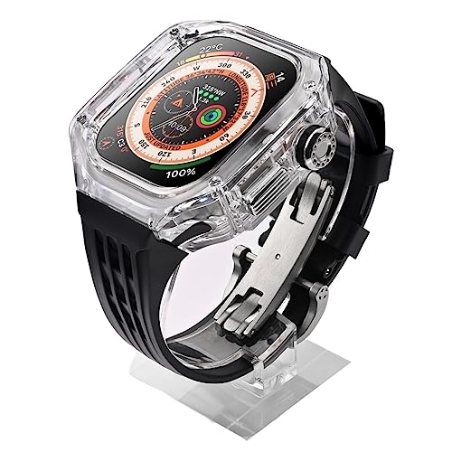 Kit de conversion Apple Watch 8 Ultra boîtier transparent de luxe antichoc iWatch 49 mm