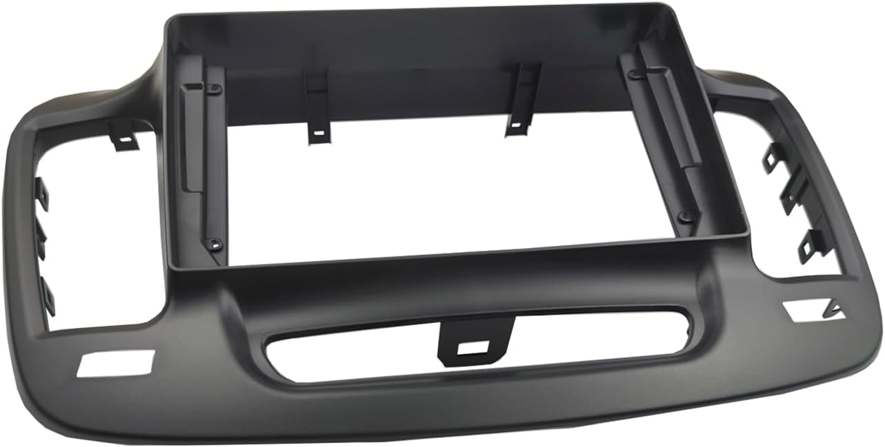Double Din Radio Stereo Bezel Compatible with Chrysler 200 2015-2017 Dash Installation Mount Trim Kit Fits 9" and Double Din