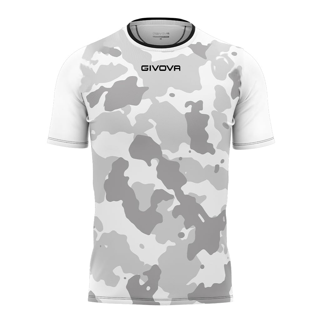 Givova Shirt Army Interlock Bianco/Grigio Tg. Xl - 4