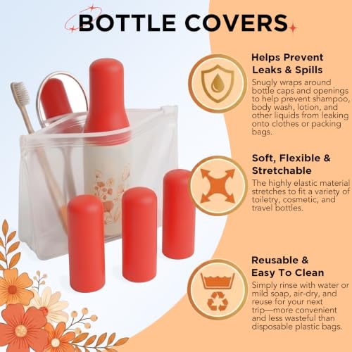 Image of OlarHike 10 Set Compression Packing Cubes for Travel Essentials,Compressible Expandable Packing Cubes for Suitcase,Luggage Garment Bags with Over 99 pcs of Mesh Holes(Orange)