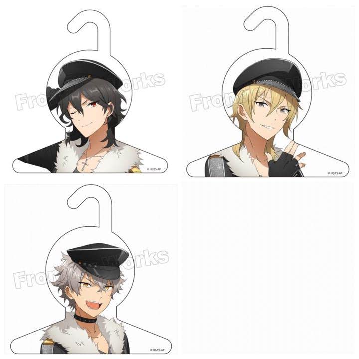 Amazon.co.jp: あんスタ朔間零羽風薫大神晃牙キャラハンガー3点セット 
