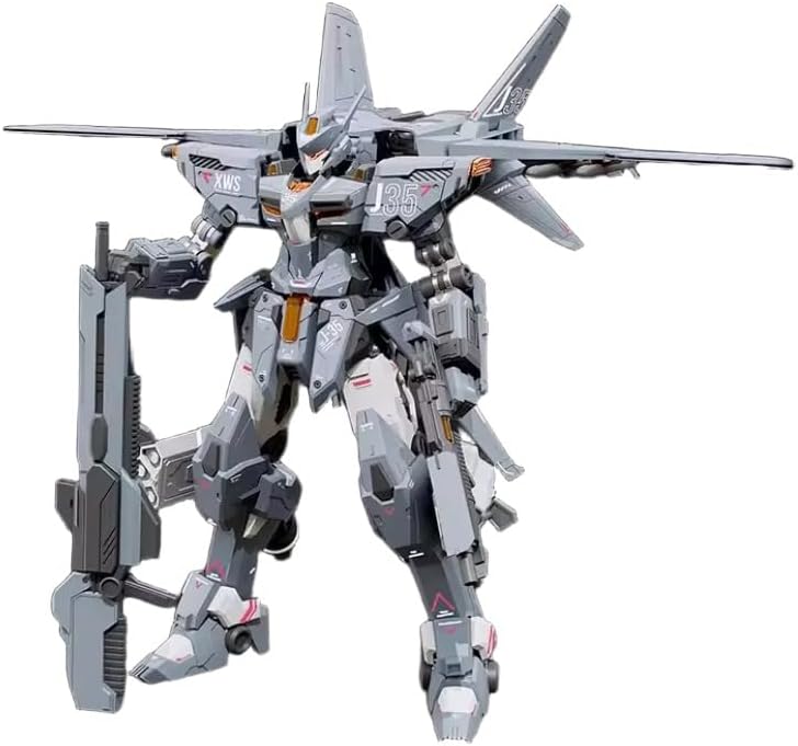 XIWANSHE 1/35 Scale Fighter‌ Mecha Model Kits,22 cm Tall Action Figure