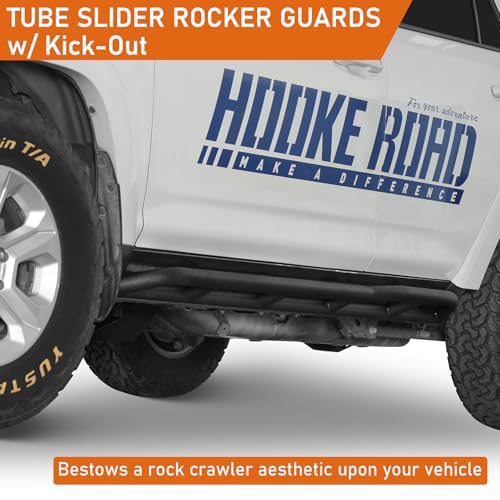 Estribos laterales para Toyota 4Runner 2010-2024 en acero negro miniatura 2