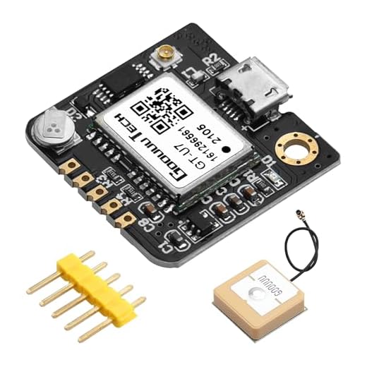 GPS Module Receiver,Navigation Satellite Positioning NEO-6M (Arduino GPS, Drone Microcontroller, GPS Receiver) Compatible with 51 Microcontroller STM32 Arduino UNO R3 with Antenna High Sensitivity