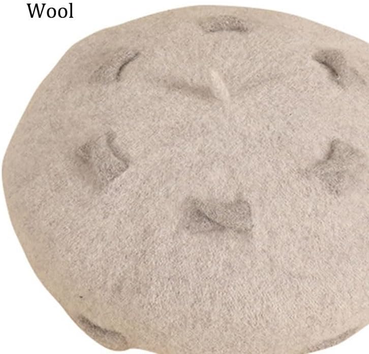 Winter Warm Wool Knitted Cap Outdoor Casual Women's Beret