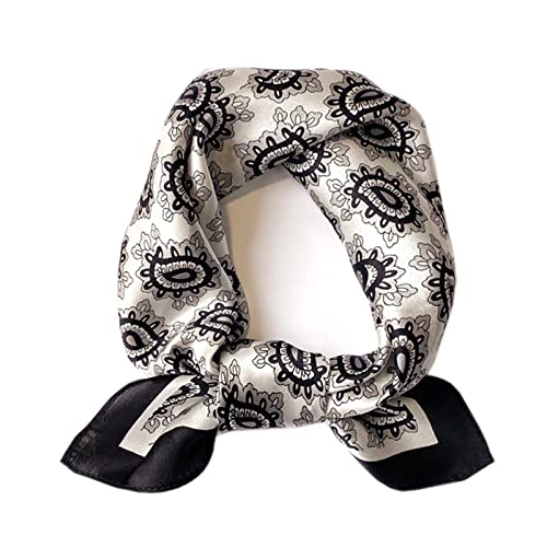 Scarves Woman's gift Thanksgiving Gift Christmas gift 秋季新款真丝丝巾 时尚小方巾 印花多功能桑蚕丝丝巾 - Main Image