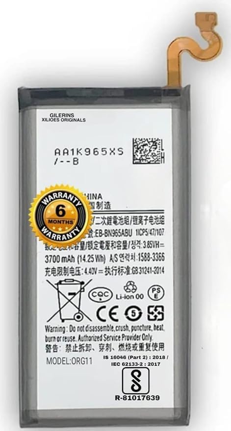 Image of Original EB-BN965ABU Battery for Samsung Galaxy Note 9 SM-N960F, SM-N9600, SM-N960F, SM-N960U, SM-N960U1 Battery with 6 Month warrenty**** (for EB-BN965ABU)