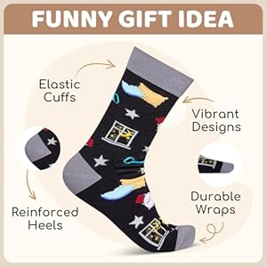HAPPYPOP Father Day Gifts Socks Gifts For Old Men Grandpa Grandparents Gifts From Grandkids Gifts For Dad Papa Husband Christmas Easter Gifts